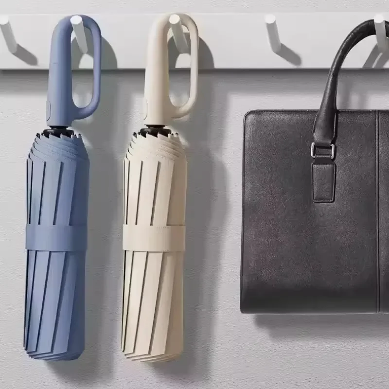 

Folding Strong Windproof Automatic Umbrella 192 Keel Buckle Umbrella Sunshade Men's Umbrella Rain Large Parasol for Women