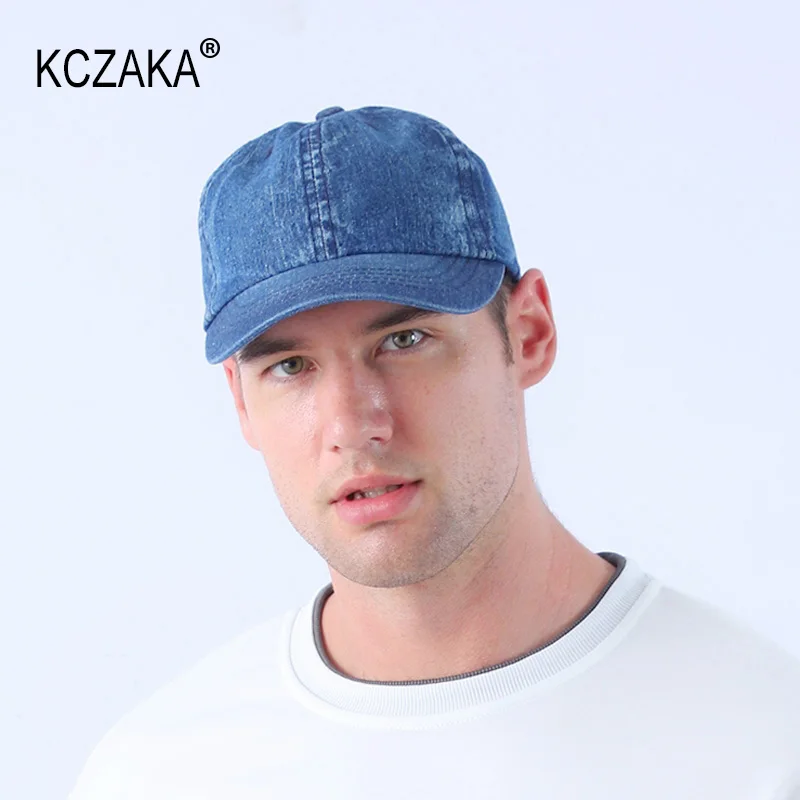 Brand Spring Denim Baseball Cap Casual Washed Cotton Retro Snapback Caps Unisex 6 Panels Soft Top Sun Hats Dropshipping