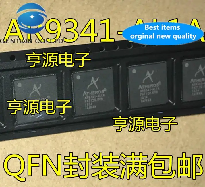 

10pcs 100% orginal new in stock AR9341-AL1A AR9341-ALIA QFN wireless router chip