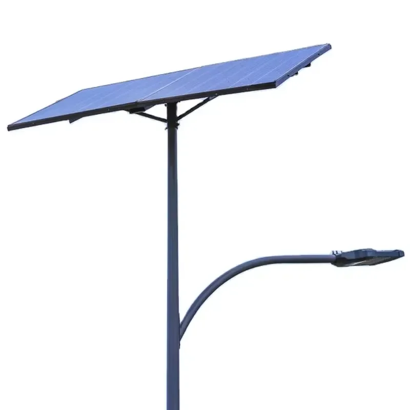 Double Arms High Power Ip65 Waterproof Outdoor Solar Street Light