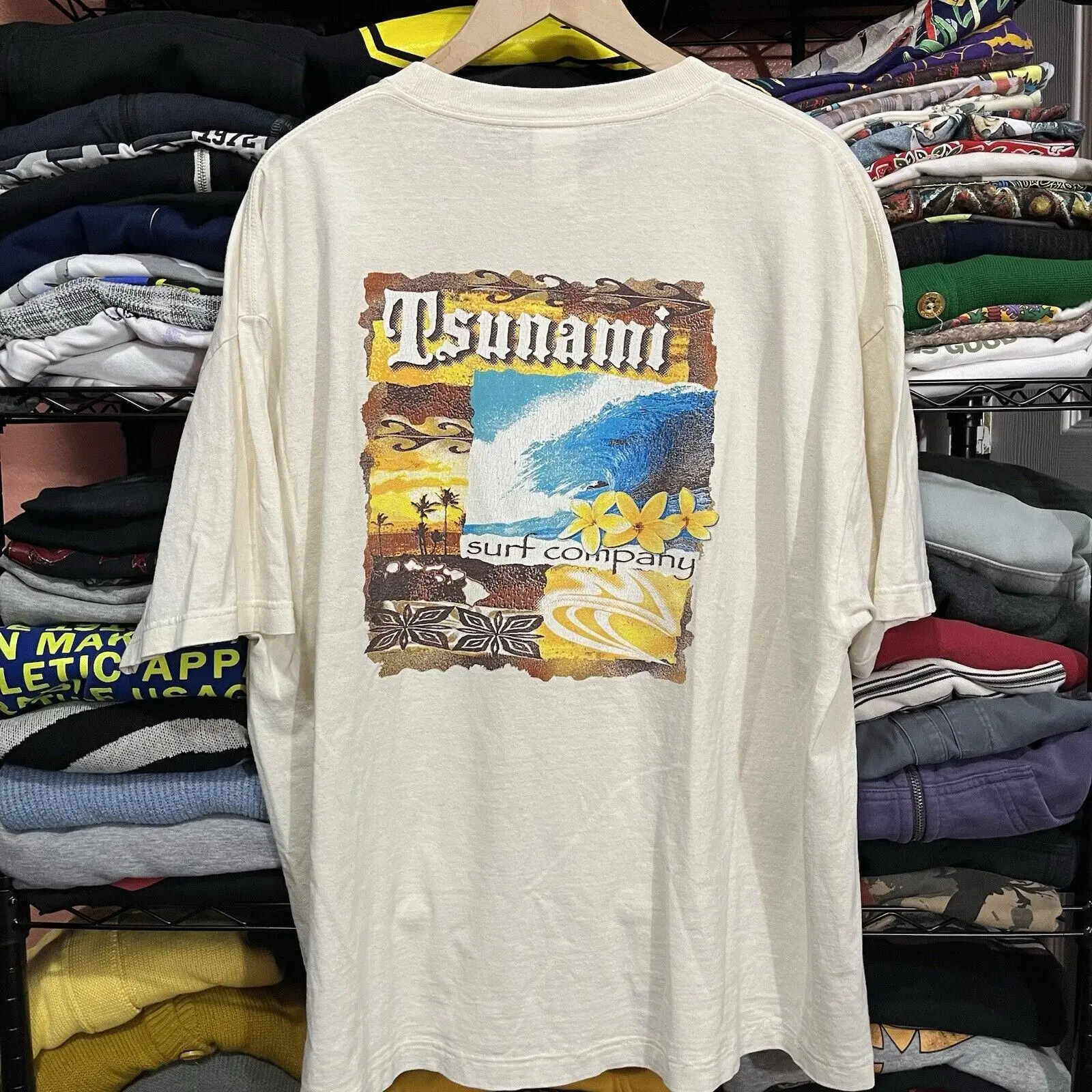 Hawaii Tsunami Surf Company T Shirt Skate Sports