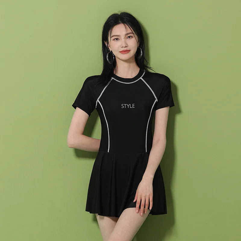 Women One Piece Professional WaterProof Outdoor Sports SwimWear UV Protection Quick-Drying Push Up Surfing Beach Bathing Wear