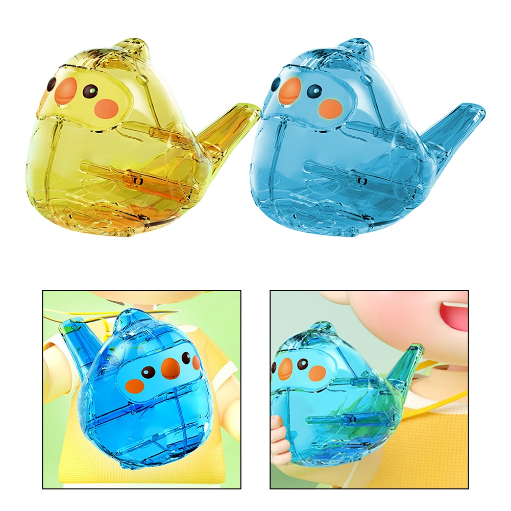 Funny Bird Toy 8.5*5.5*5cm Bird Water Whistle Innovative Sound Maker Lovely Vibe Superior Durability Versatile Whistle For Kids