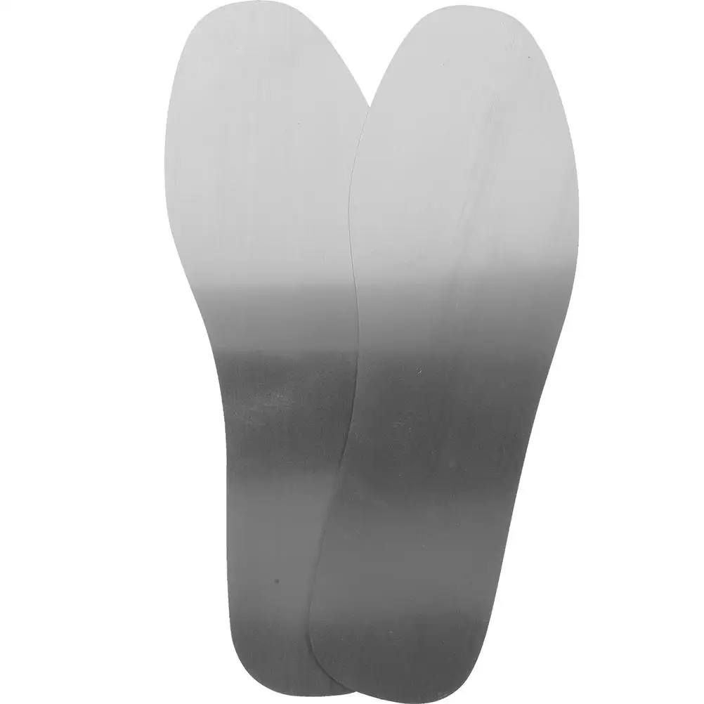 

Stainless Steel Anti nail Insoles Size 41 Silver Color for Men Women Hiking Camping Basketball Shoe Inserts Work Uniform