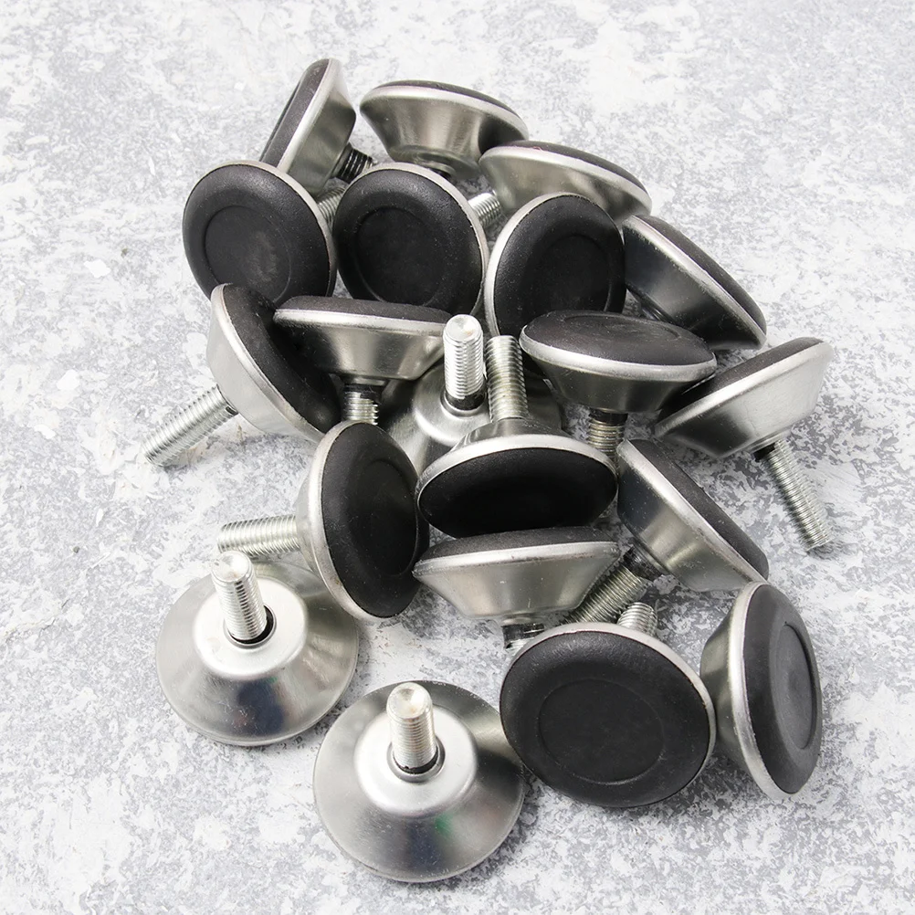 

20Pcs Furniture Adjustment Pads Nail Simple Design Long Lasting Anti-Scratch Floor Protectors for Home Furniture Legs