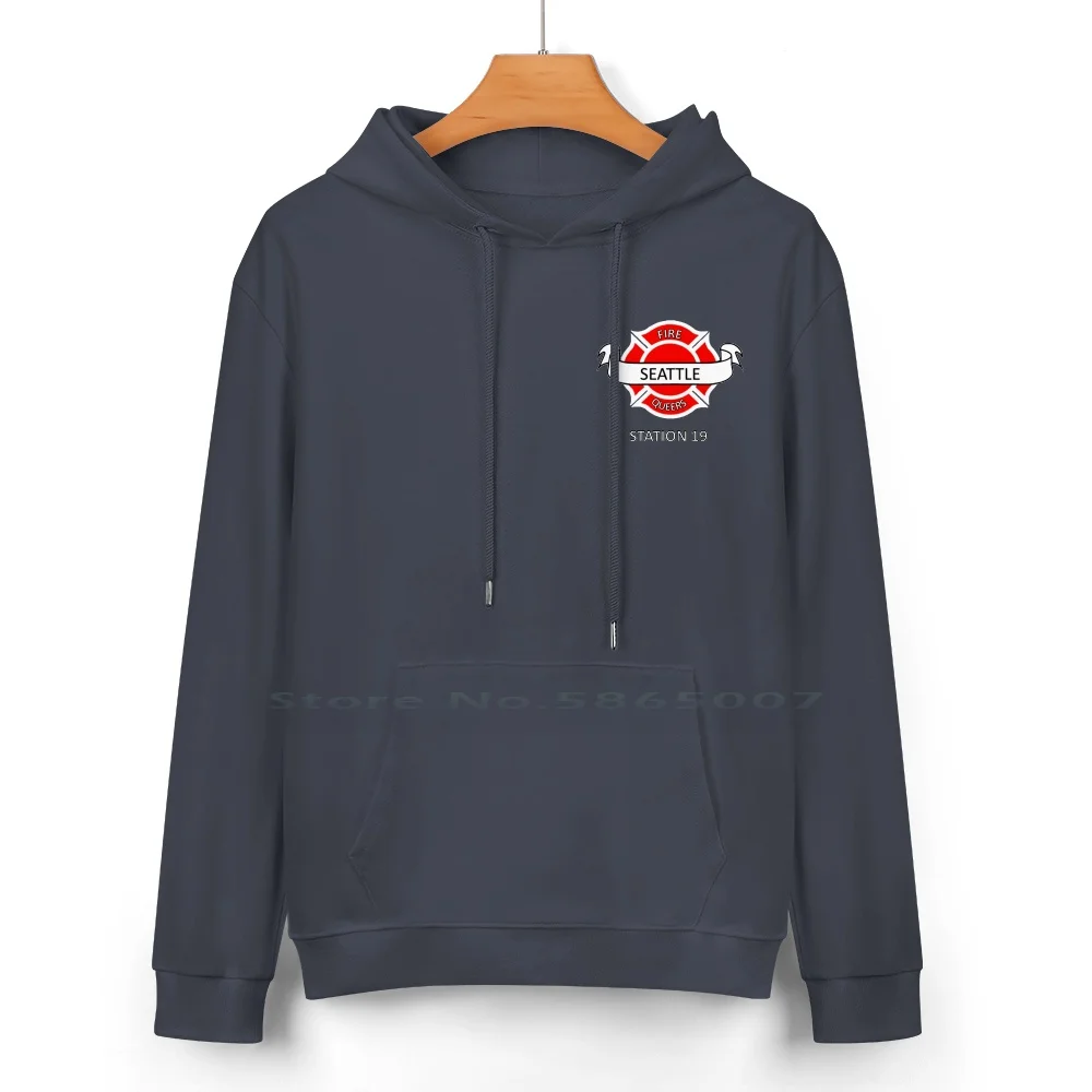 Station 19 Fire Queers Pure Cotton Hoodie Sweater 24 Colors 100% Cotton Hooded Sweatshirt For Women Men Unisex Gifts Heat