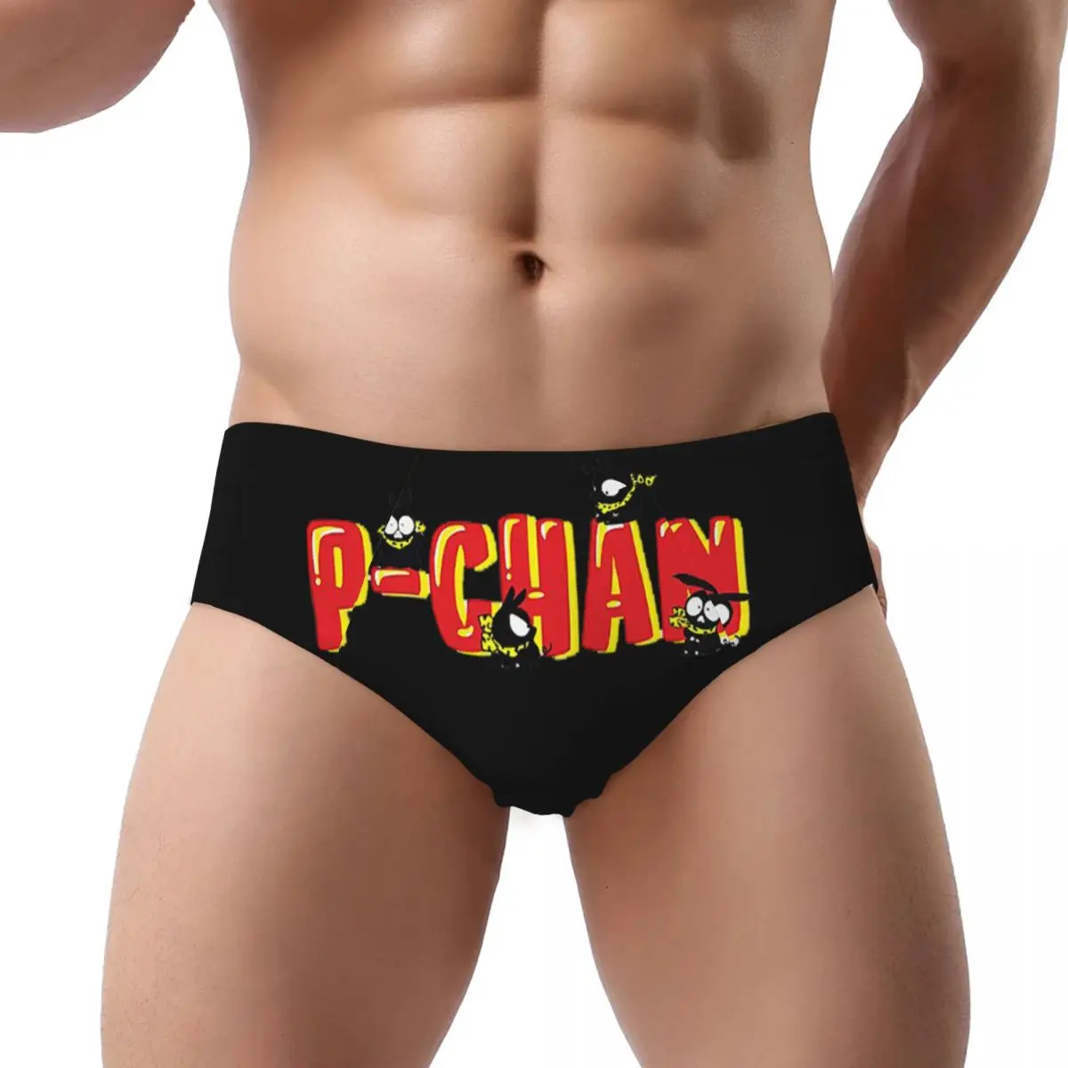 

P Chan Ranma Men's Triangle Panties Ventilate Boxer Underpants Short Underwear for Homme Man Boyfriend Gift