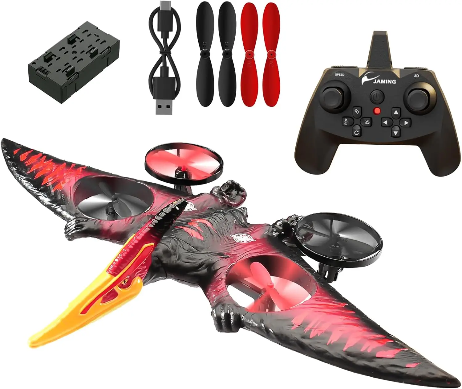

Pterodactyl Dinosaur Toys Drone for Kids,Dragon Remote Control Airplane,Flying Toys Birthday Gifts for 8-12 Year Old Boys