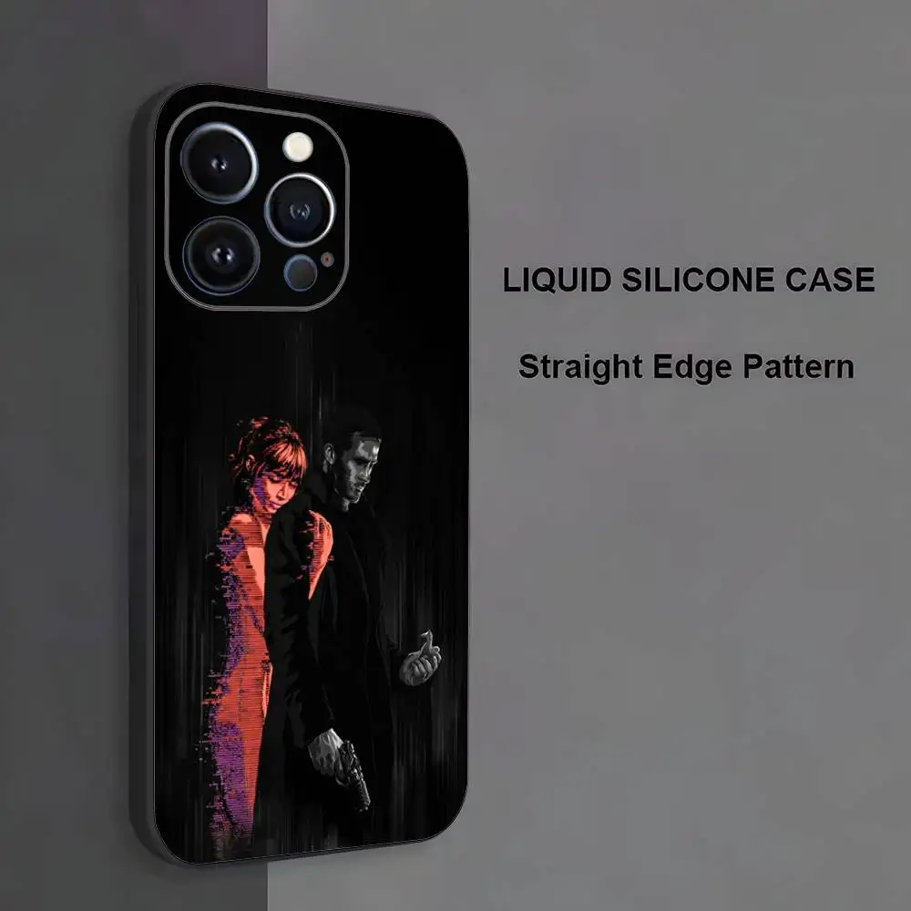 حافظة هاتف B-Blade R-Runner 2049 لهاتف iPhone 17,16,15,14,13,12,11,Pro Max,XS,X,XR,SE,Mini,8,7,غطاء أسود من السيليكون الناعم #2