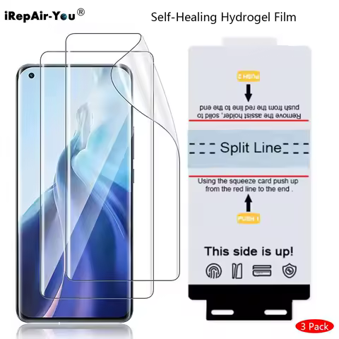 3Pcs Screen Protector For Xiaomi 14 Ultra 13T 12 Pro 13 Ultra Lite Poco X6 M6 X5 F5 Pro Redmi K70 Note 13 Pro Plus Hydrogel Film