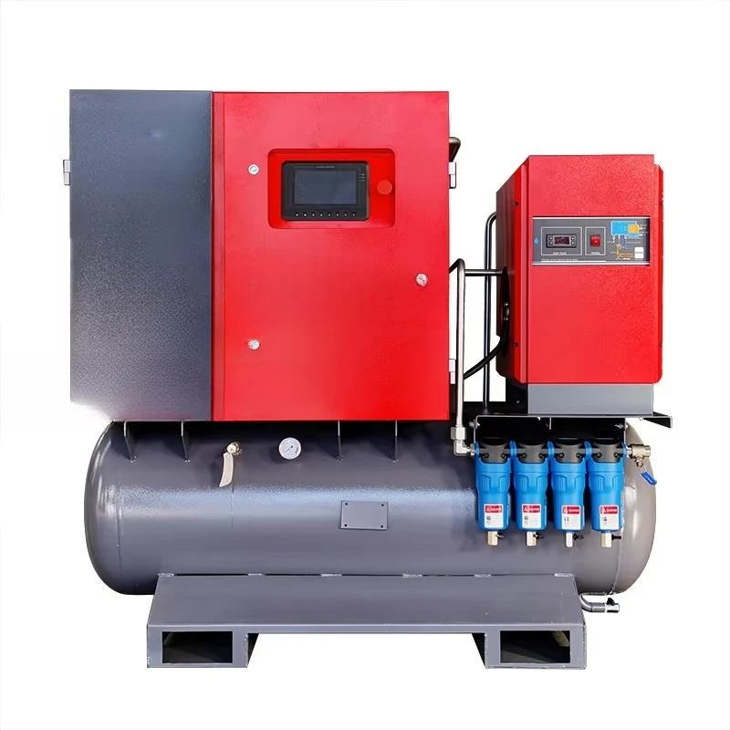 

Sollant 7.5kw 11KW 15KW 18.5 Energy Saving Air Compressor 4 in 1 All-in-1 Screw Air Compressor Fixed Speed Air Compressor