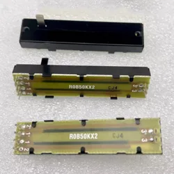 3PCS 72MM Straight Sliding Potentiometer Fader Track Type B50K RA45D2-211-15C-R0B50Kx2 Shaft Length 15MM