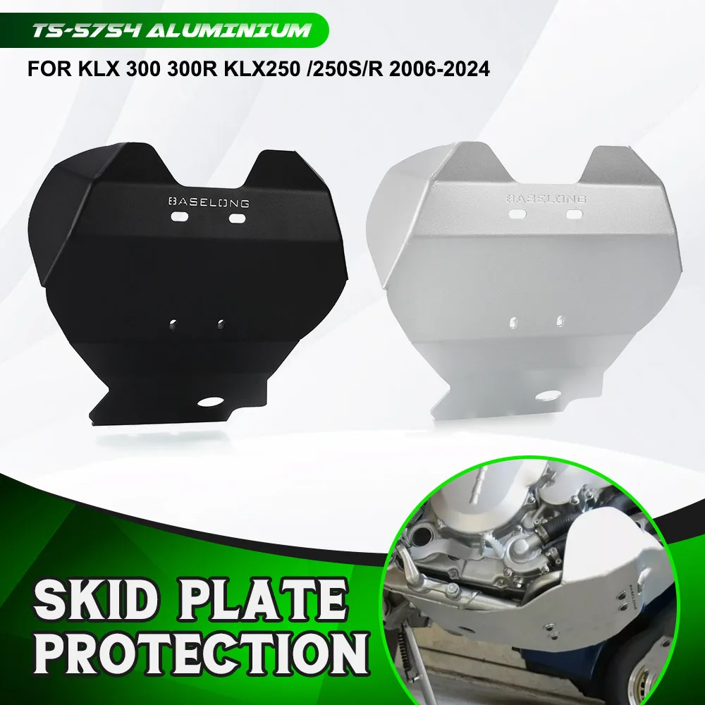 

Motorcycle Accessories Engine Protection Cover Chassis Under Guard Skid Plate For KAWASAKI KLX 300 300R KLX250 /250S/R 2006-2024