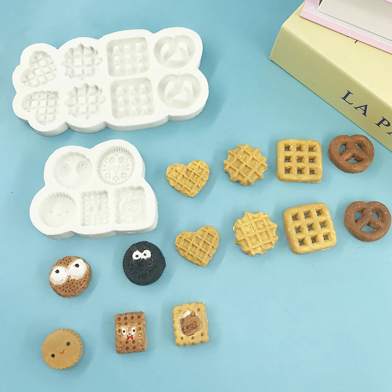 قالب سيليكون للبسكويت الكرتوني، مواد سلامة الطعام، صنع الحلوى، ديكور كعكة الفوندان بنفسك، مستلزمات المطبخ