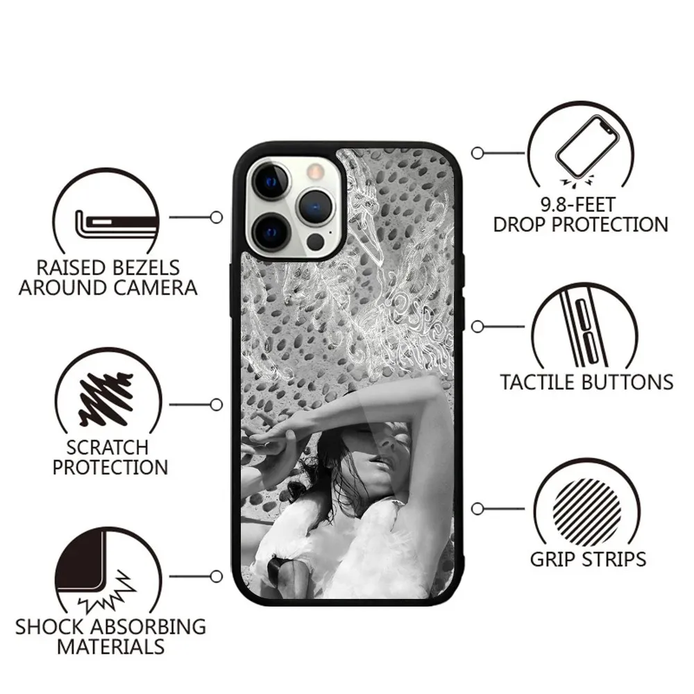 Singer B-Bjork Phone Case Strong Magnetic For IPhone 15,14,13,Pro,Max,Plus,11,12,Mini For Magsafe Wireless Charging