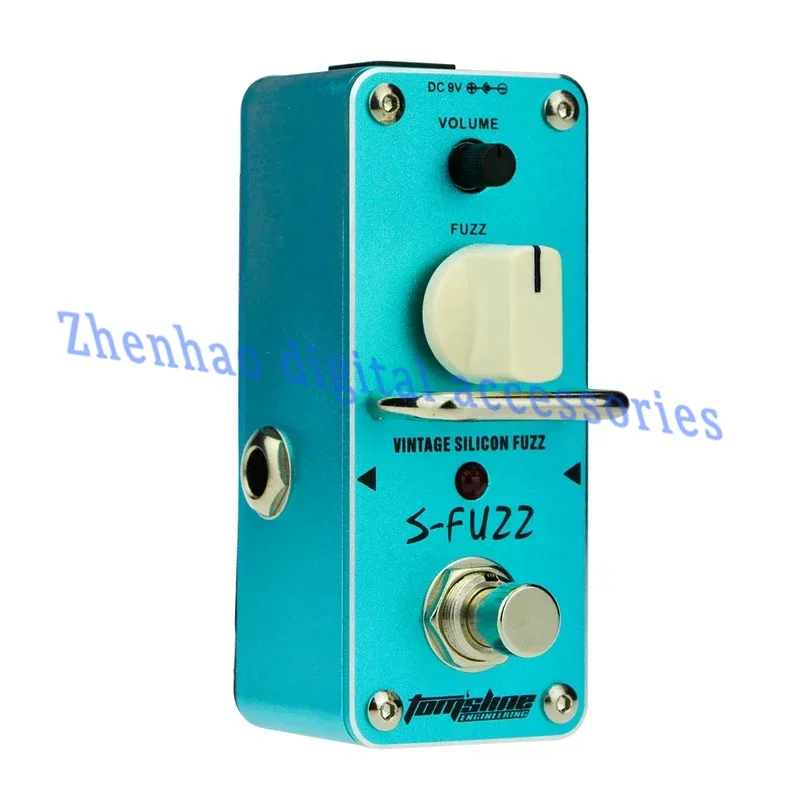 

Для Aroma ASF-3 S-Fuzz педаль для создания эффектов для гитары, винтажная силиконовая педаль для электрогитары, мини-педаль с одним эффектом, аксессуары True Bypass