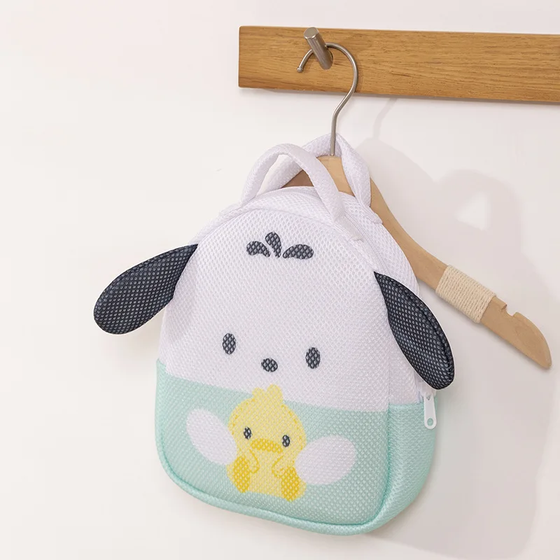 Cartoon household clothing fine mesh wash bag sanrio thickened anti-deformation laundry bag special hand carry makeup bag