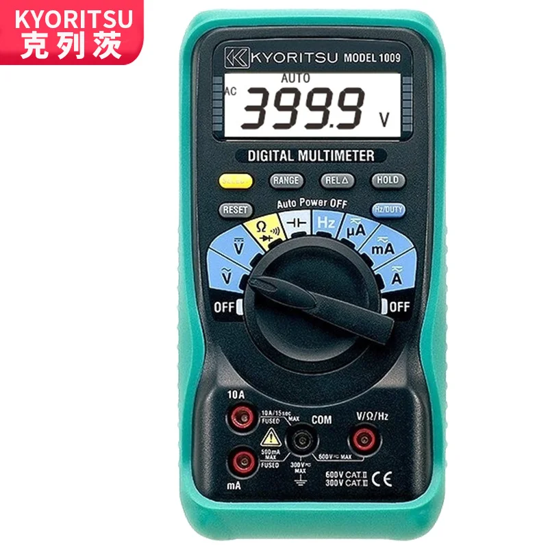 

KYORITSU 1009 Digital Multimeters AC DC Tester KEW1009 Digital Multi meter T-RMS NCV Capacitance Ammeter Voltmeter Tester