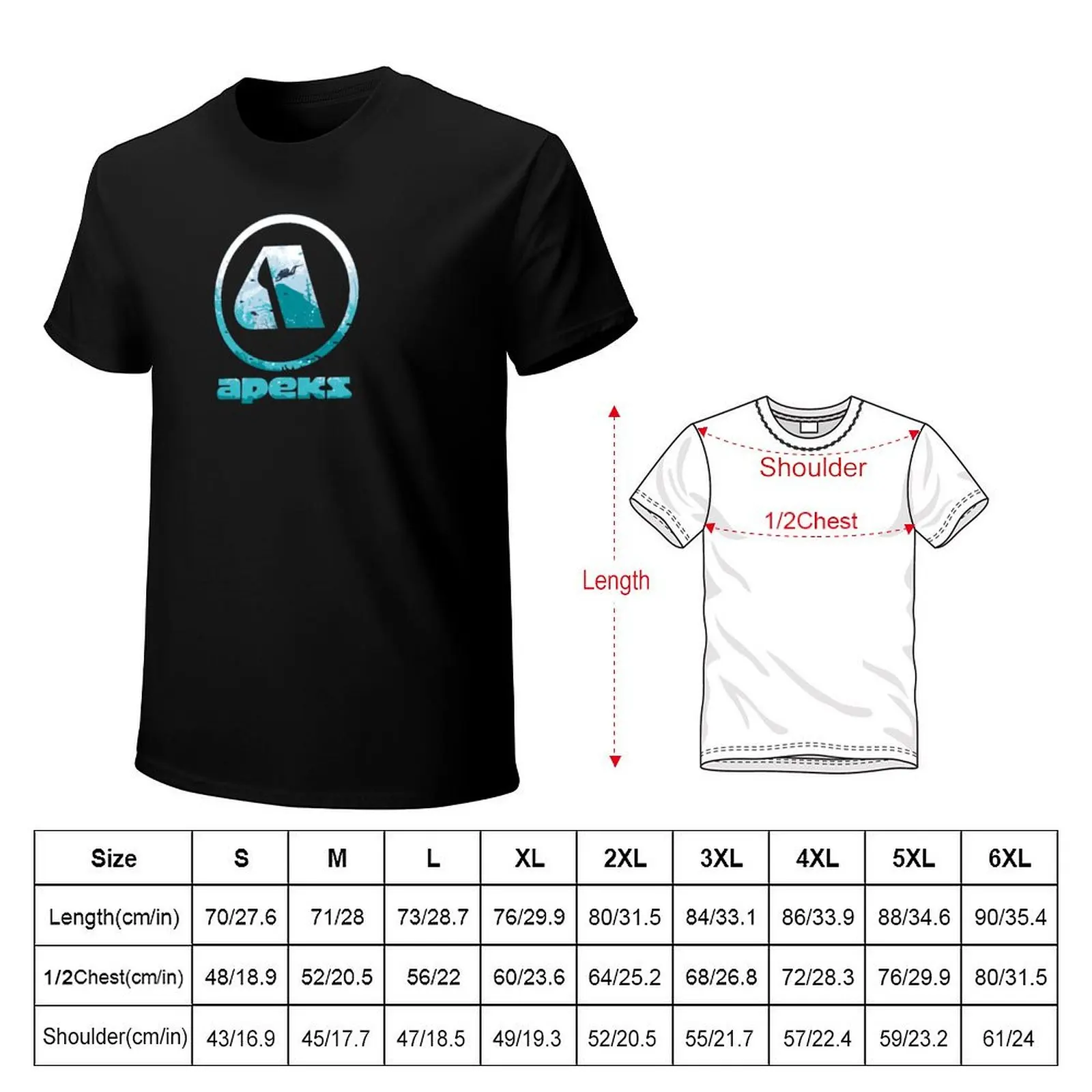 Diving Tips and Stories Turquoise T-Shirt t shirts with prints T-Shirt