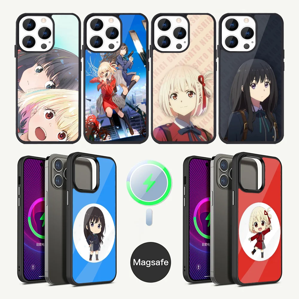 

Anime L-Lycoris R-Recoil Phone Case For iPhone 16,15,14,13,12,11,Plus,Pro,Max Mini Magsafe Magnetic Wireless Charging