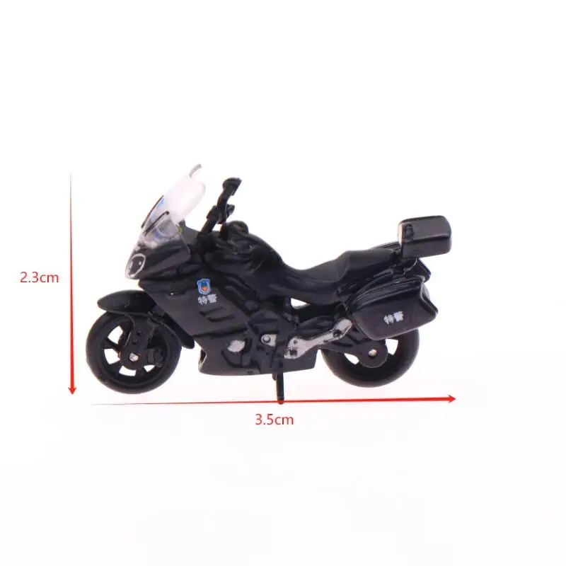 1/64 миниатюрная модель мотоцикла из сплава, литая под давлением модель общественной безопасности, специальная полицейская мебель для дисплея, детский подарок на день рождения, Colle