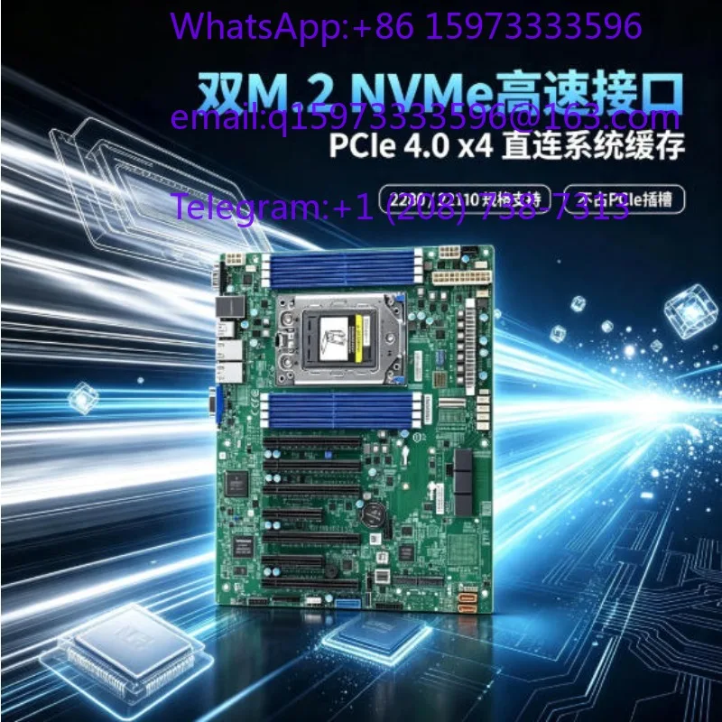 Supermicro H12SSL-I main board ATX board server AMD new single channel support AMD7003/7002 series
