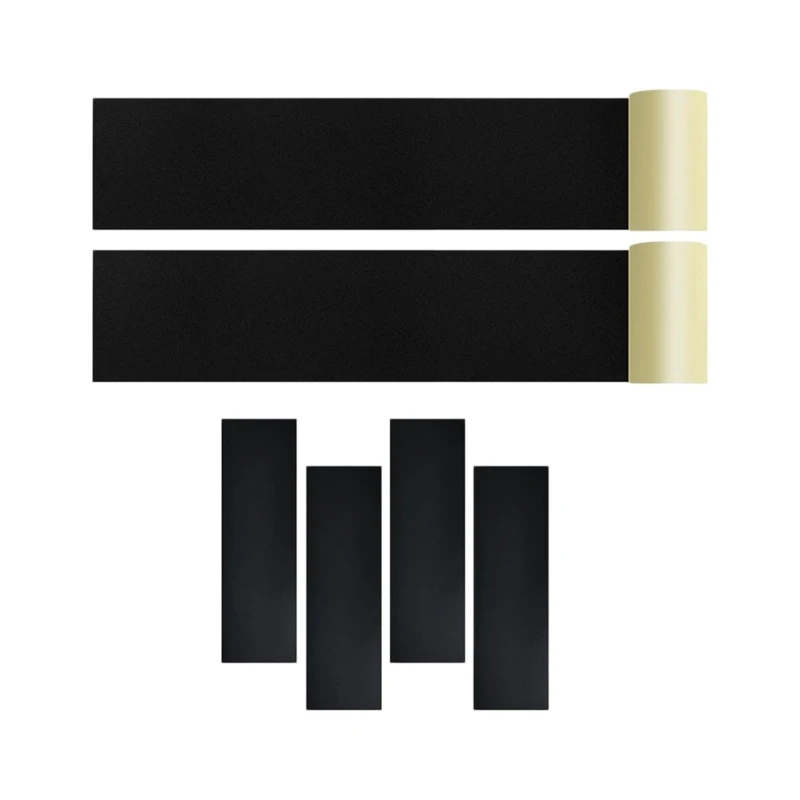  6 Count Door Cover Protectors Set with Black Covers for Entryway Scratch Areas