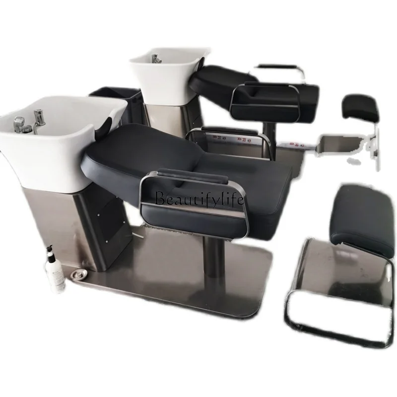 

LBarber Shop Special Simple Japanese Style Shampoo Bed High-end Beauty Hairdressing Water Flushing Thai Bed