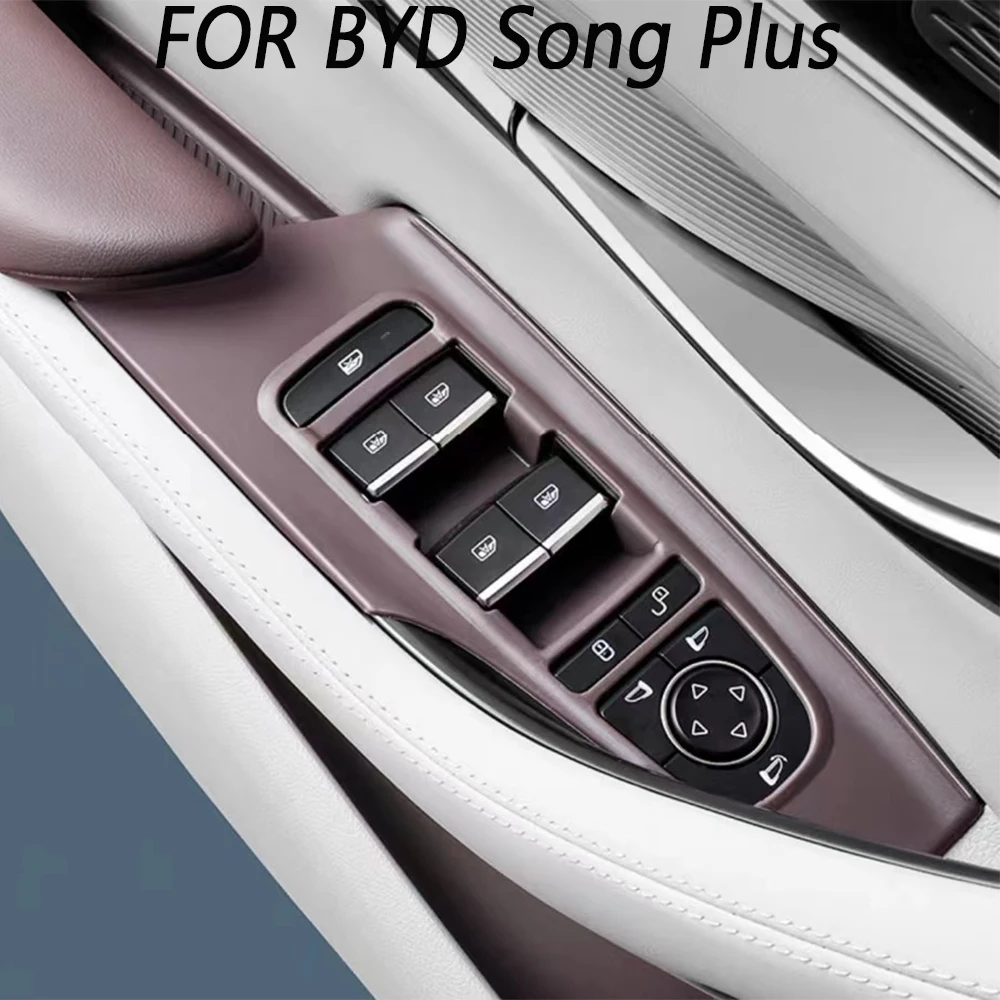 For BYD Song Plus DMI EV 2020-2025  door handle pad storage compartment pad silicone door slot pad interior upgrade