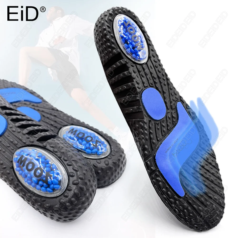 

EID 1/2 Pairs Soft soled Sports Insoles for Men Shock-absorbing and Breathable in Summer Not Tiring To Stand for A Long Time
