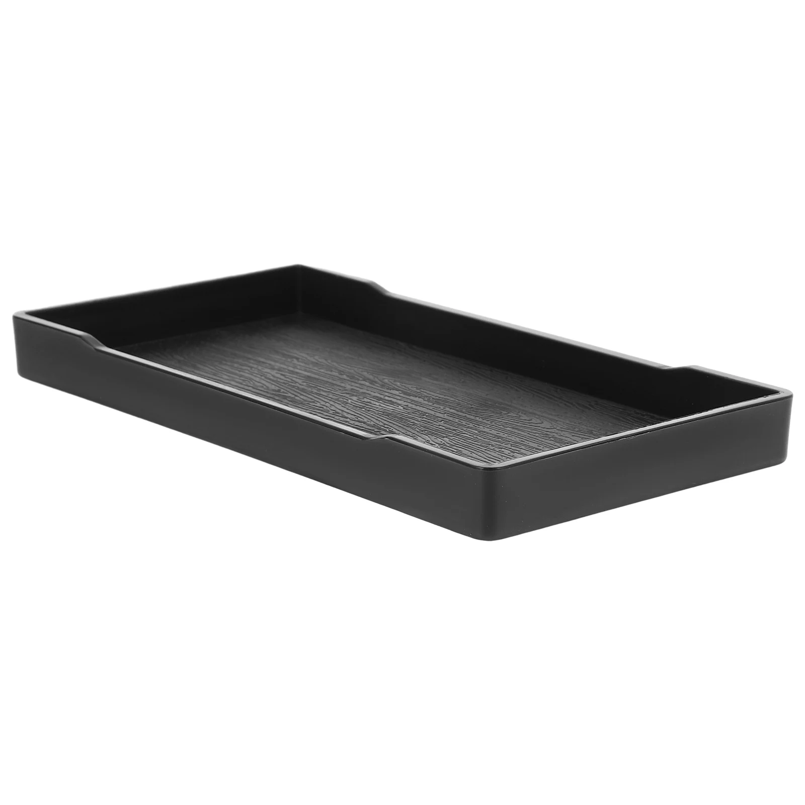 

Bathroom Vanity Tray Thickened Rectangle White Wood Grain Bedroom Storage Plate For Toiletries Jewelry Holder Towel