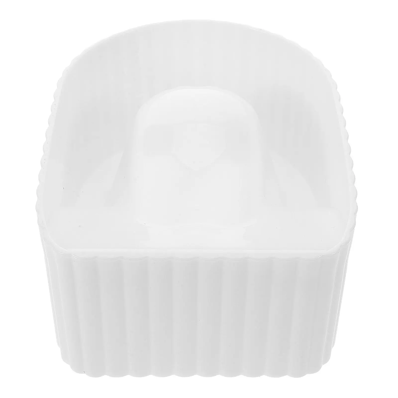 Acrylic Sleek Elegant Hand Soak Bowl Nail Soaking Manicure Fingers Cuticle Care Exfoliating Art Supplies Minimalist