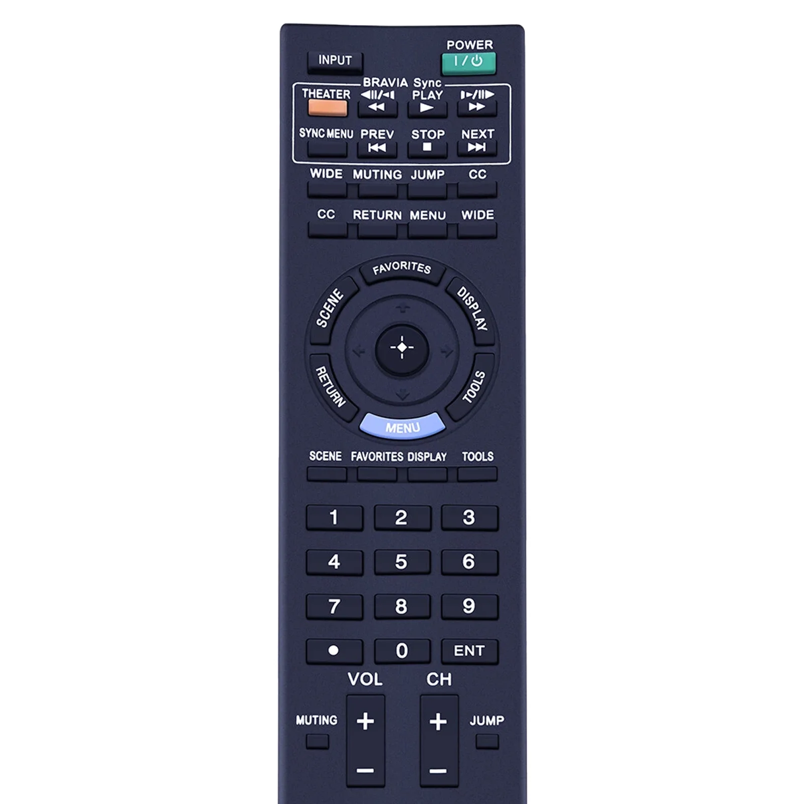 Replacement RM-YD035 RM-ED022 RM-ED036 RM-GD005 Remote Control Compatible with Sony Bravia TV KDL-22BX300 KDL-32BX300 KDL-46EX4
