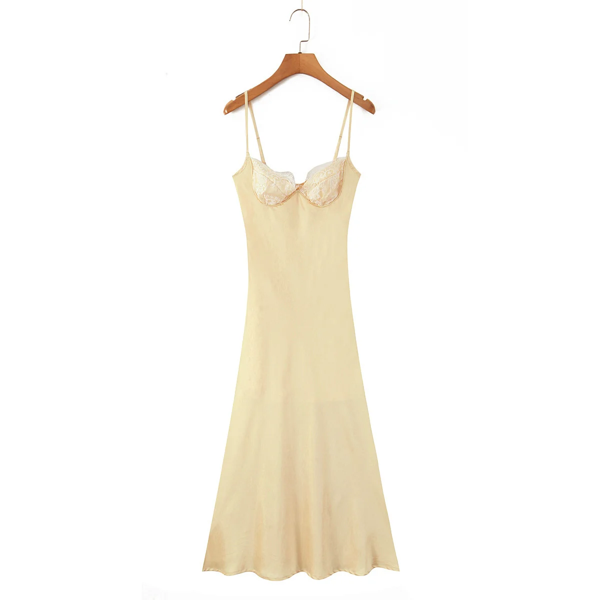 Maxdutti الفرنسية مثير فستان الحفلات الساتان الحد الأدنى الدانتيل الربط فستان بحزام فستان المرأة ، فساتين للمرأة #3