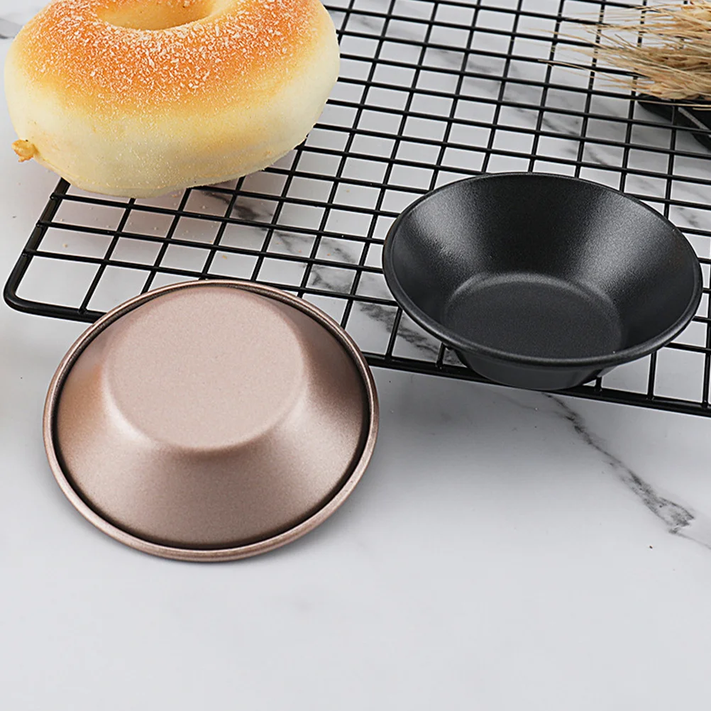 

6Pcs Baking Molds Pudding Jelly Egg Tart Cups Sturdy Food Grade Easy to Clean Baking Supplies Egg Tart Molds Flan Mold