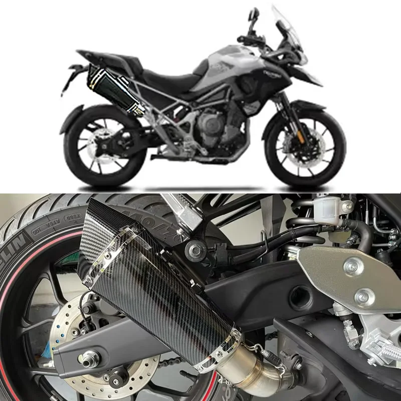

Для Triumph Tiger 1200 51 мм аксессуары для мотоциклов выхлопная труба модифицированный глушитель трубы оборудование moto akrapovic db killer