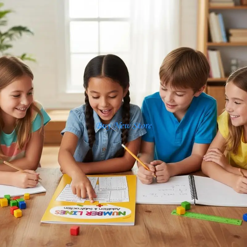 20CE Math Number Line Practice Workbook Practice Notebook With Friendly Paper for Precise Learning in School and Home Study