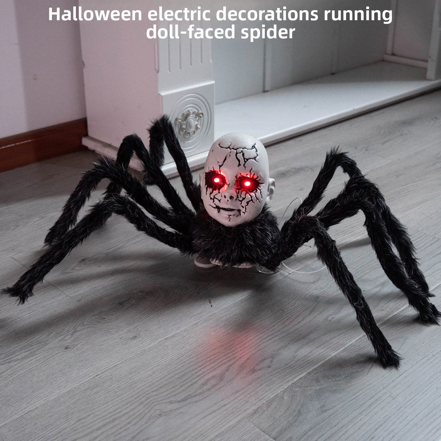 halloween-baby-face-spider-haunted-house-electric-induction-luminous-voice-control-horror-walking-toys-ornament
