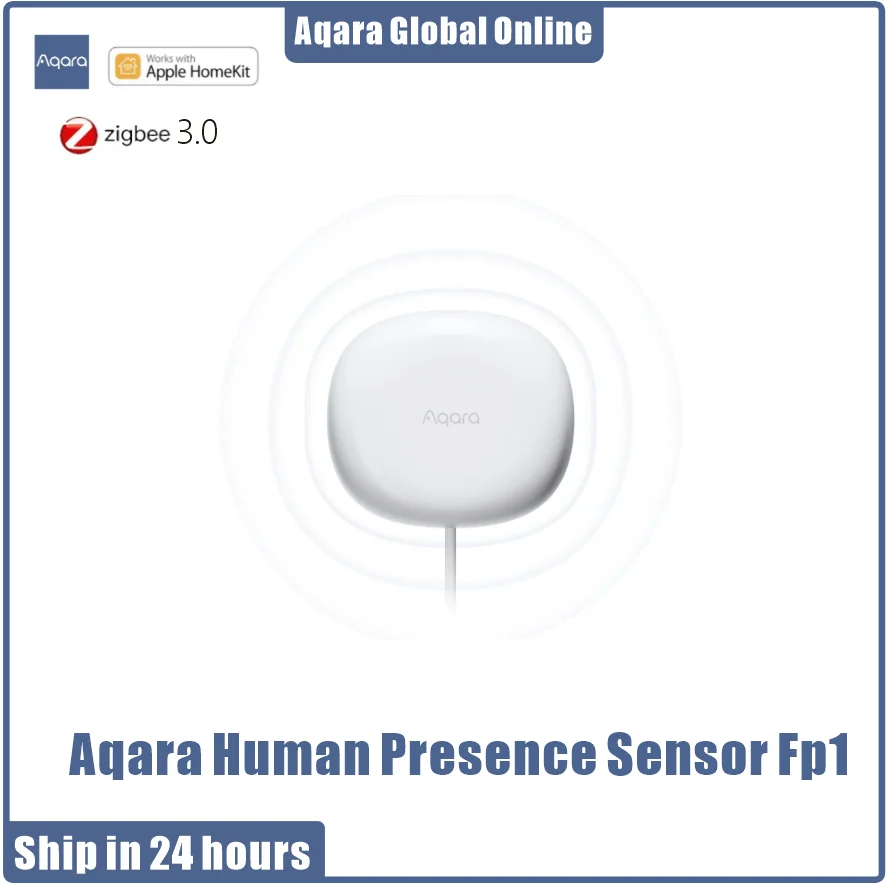 

Aqara FP1 Human Presence Sensor Zigbee 3.0 High Precision Detector Smart Home Human body Exist Sensor Support Apple Homekit