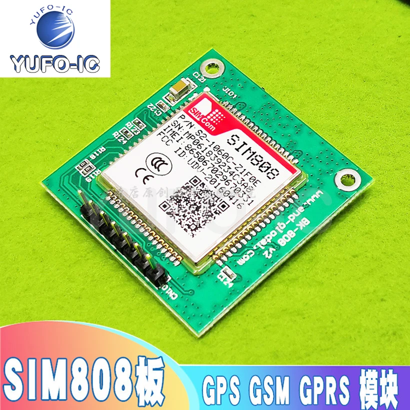 

Бесплатная доставка, 1 шт., распределительный щит Sim808, GPS, GSM, GPRS, Bluetooth-совместимый тройной интегрированный модуль, новый стиль, заменяет Sim908
