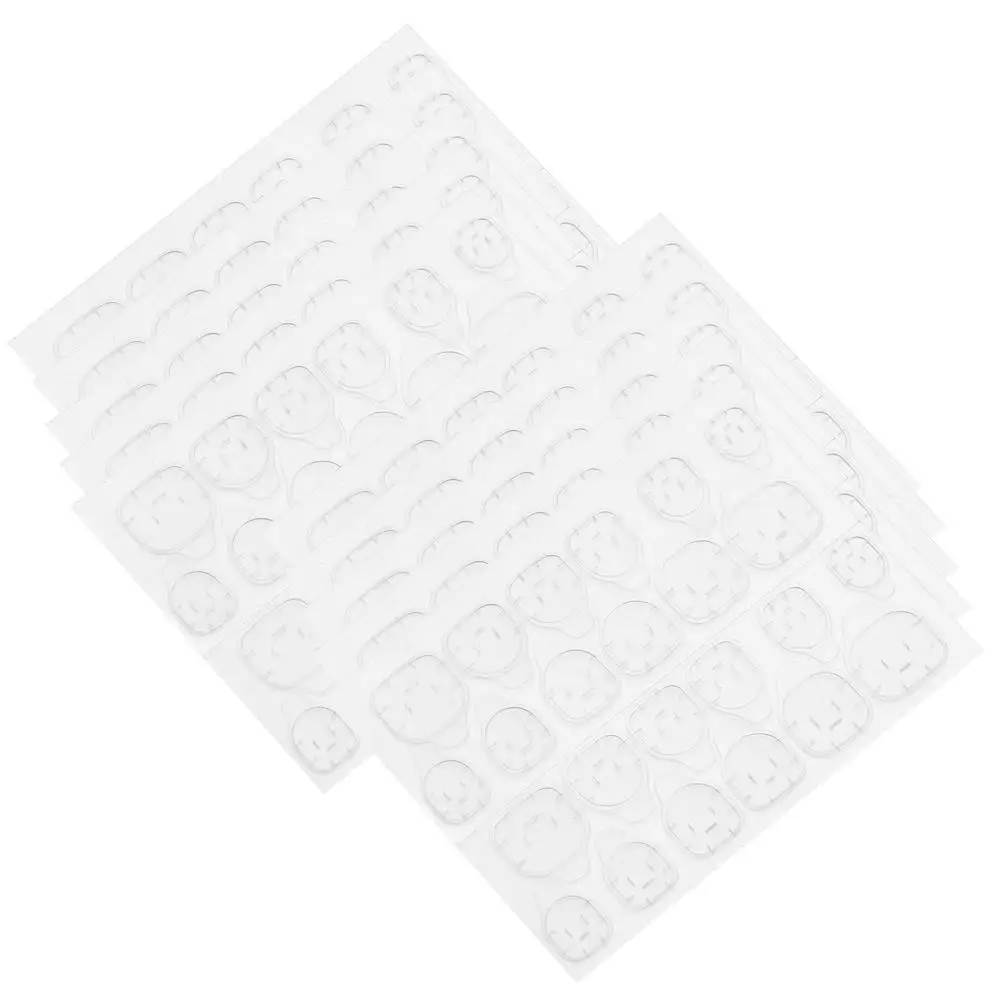 

New DIY Transparent Double Sided Stickers Extension Tool Adhesive Tapes False Nail Tips