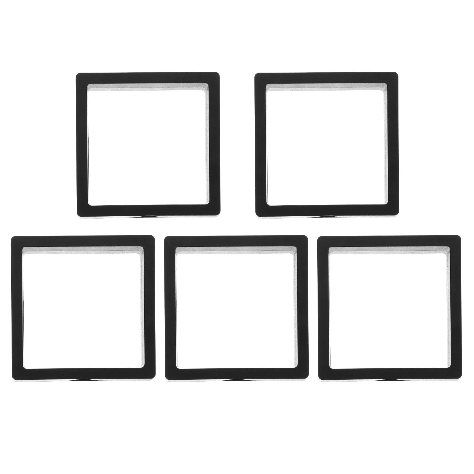 

5Pcs Transparent Clamshell Nail Storage Box for Fake False Nails Rings Bracelets Jewelry Display Organizer Box Manicure Salon