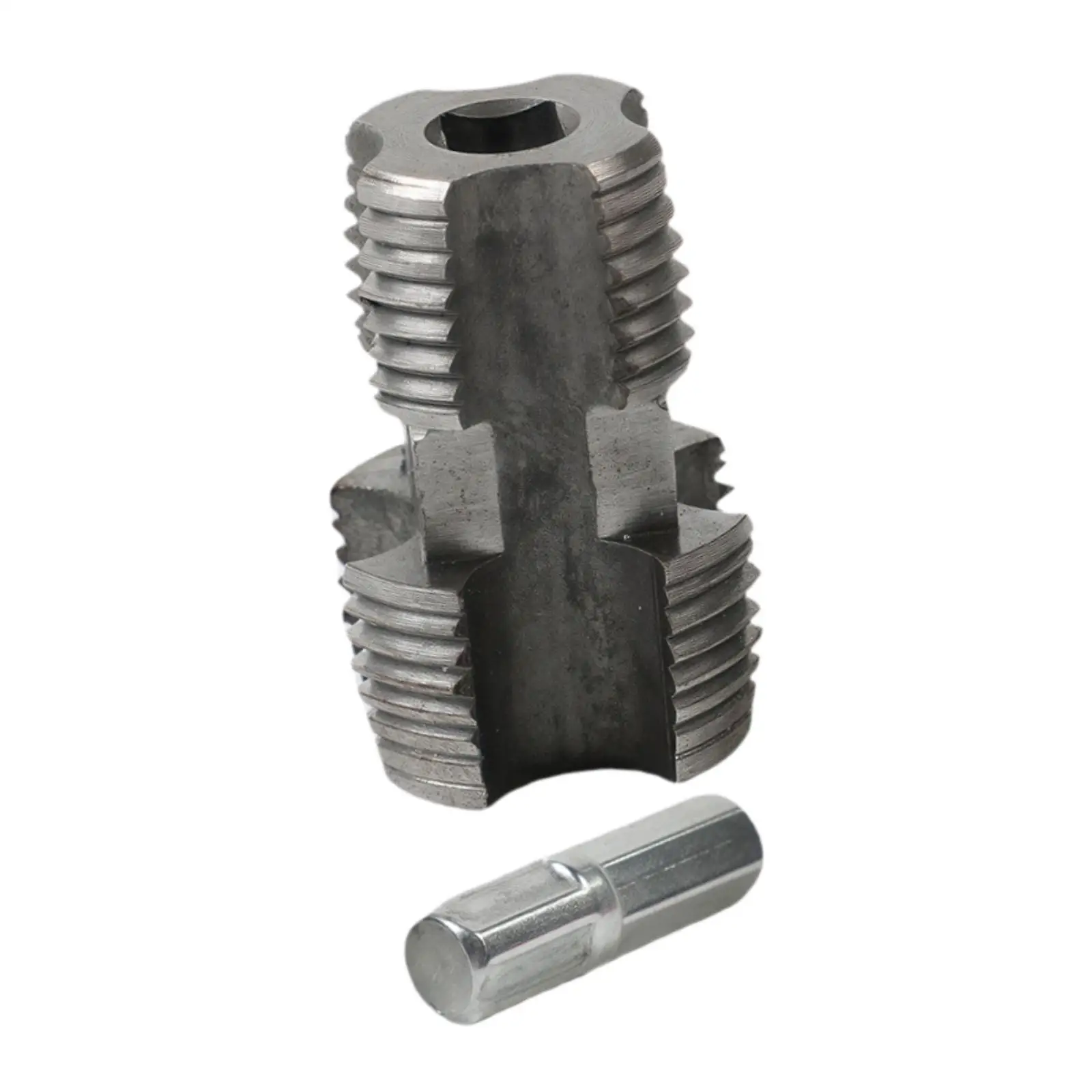 Pipe Threader Set 1/2 inch 3/4 inch Thread Cutter Toilet for Electric Drill