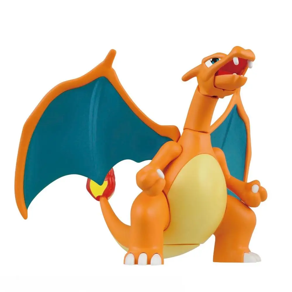 Bandai Namco Pokemon No.43 Charizard VS Dragonite Collector Action Figure Assembly Model Toys Collectible Model Ornaments