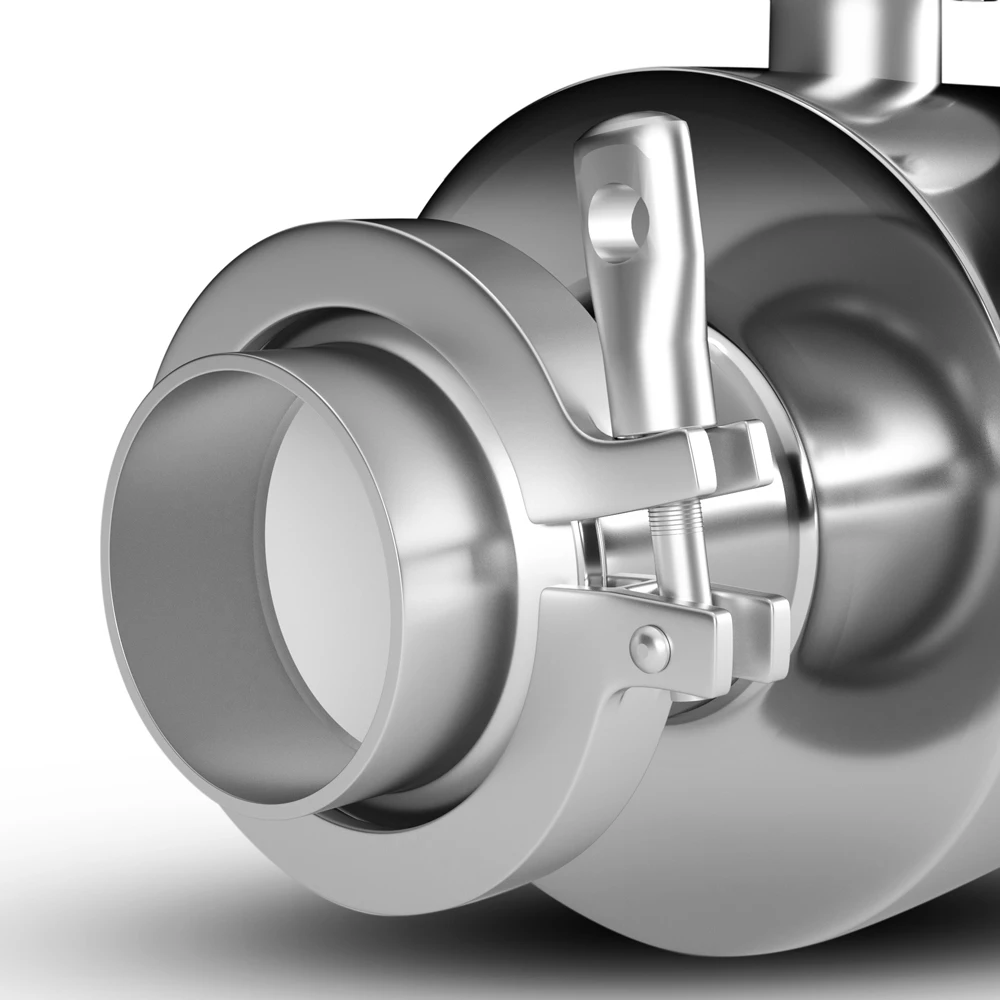 Przepływomierz elektromagnetyczny sanitarny TLF DN50 mm 3.6V Bateria DC24V LCD Cyfrowy Wyświetlacz do Mleka Piwa Wody