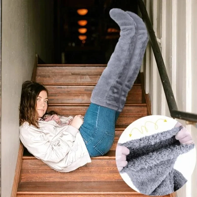Winter Warm Feet Stockings for Women Men Multifunctional Bed Sleep with Quilt Old Cold Legs Warm Sleep Socks Foot Warmer Gift