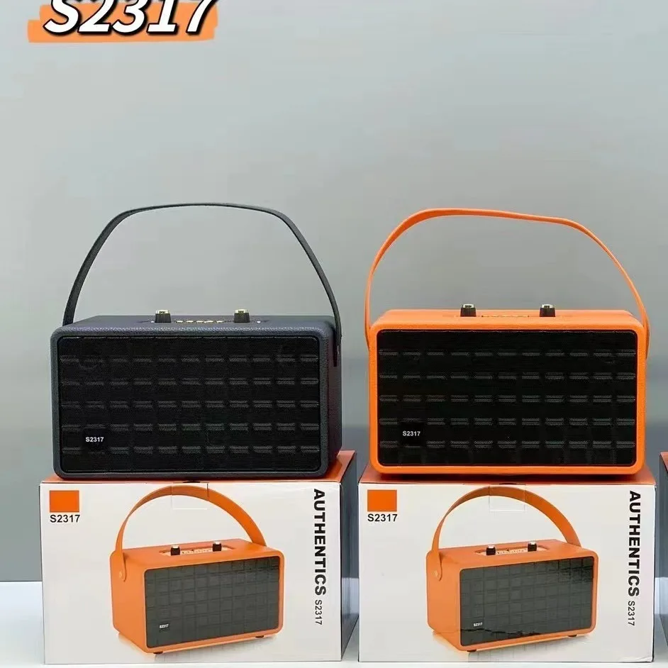 

New S2317 Wireless Bluetooth Outdoor Handheld Dual Speaker Portable Subwoofer With High Volume