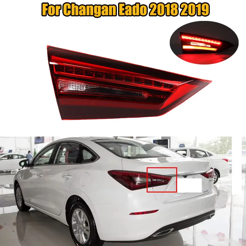 1 PC For Changan Eado 2018 2019 Inner Rear Bumper Light Tail Lamp Assembly Brake Lamp Brake Light Housing Car Accessories