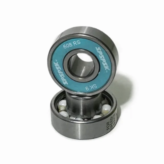 SPSPSK Professional Roller Skates White Ceramic Ball Bearings Taper Roller Bearings Racing for Skates