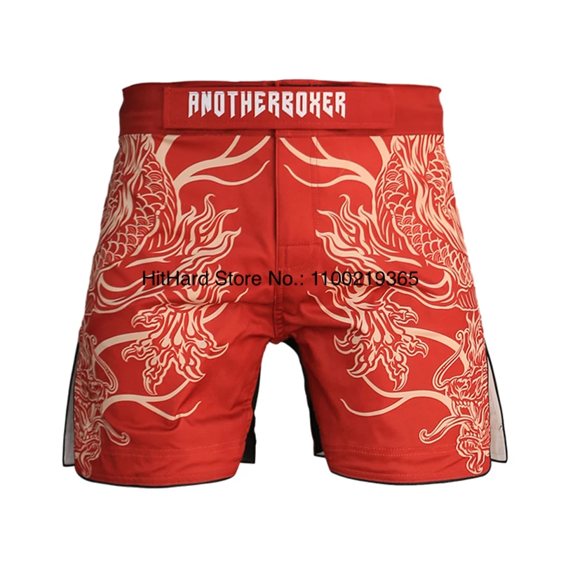 MMA Grappling Shorts de Luta Tigre Muay Thai Calças De Boxe, Alta Divisão Ginásio Fighter Combat, Jiu-Jitsu Brasileiro Kickboxing